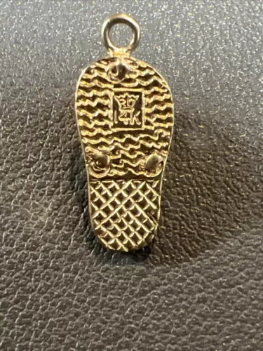 Gold 14KT Sandal Charm