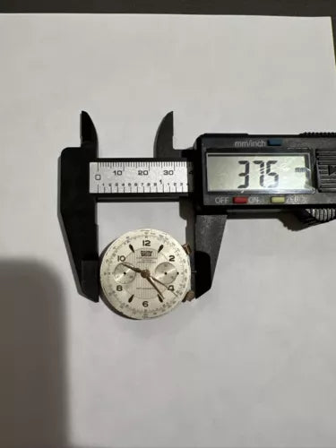 Vintage Britix Chronographe Suisse Watch. Movement & Dial. Needs Parts/service