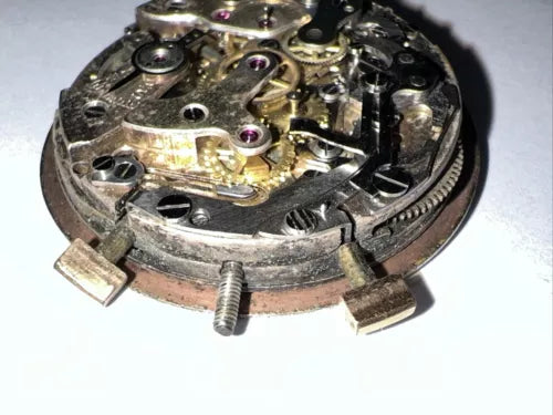 Vintage Britix Chronographe Suisse Watch. Movement & Dial. Needs Parts/service