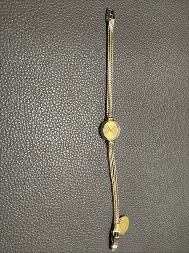 Vintage Movado 14K Solid Yellow Gold Quartz Mesh Bracelet Ladies Watch