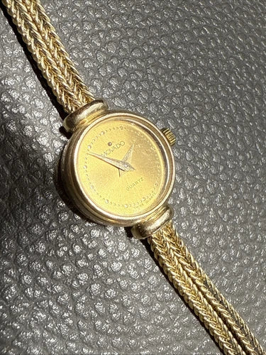 Vintage Movado 14K Solid Yellow Gold Quartz Mesh Bracelet Ladies Watch