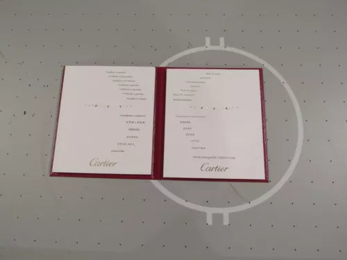 cartier OEM watch manuel papers PREKST02